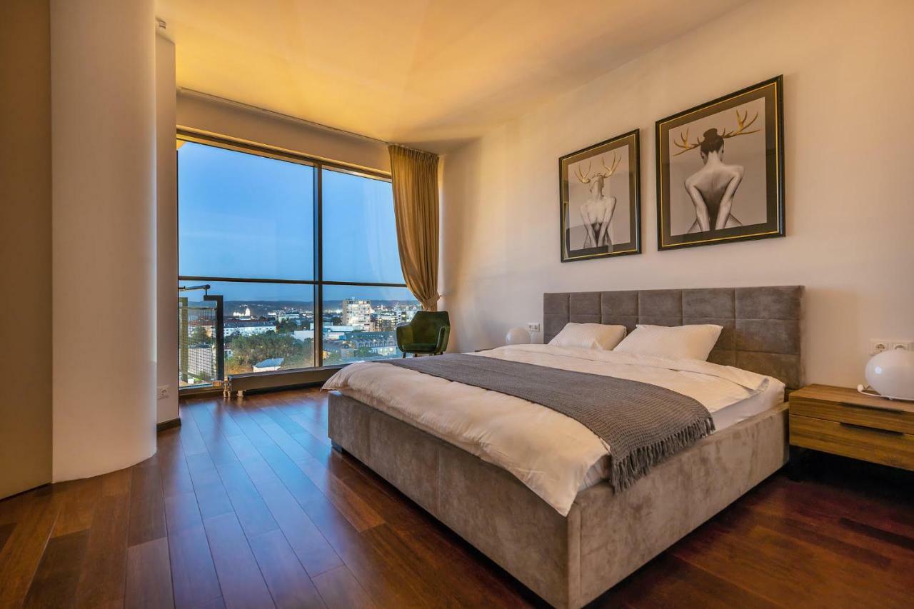 Luxury Panoramic Vilnius Apartment Exterior foto