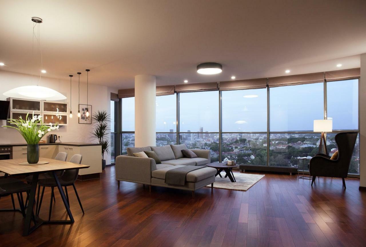 Luxury Panoramic Vilnius Apartment Exterior foto